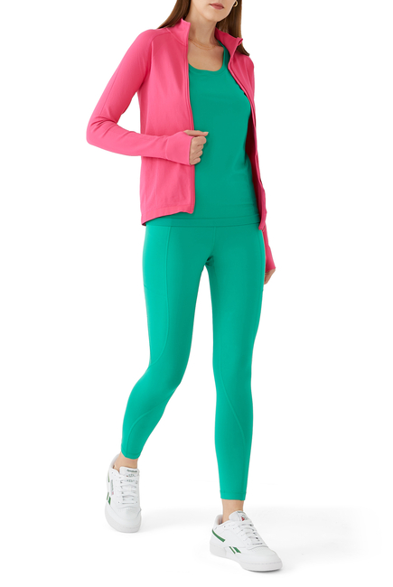 Athlete Doubleweight Seamless Workout Zip Up